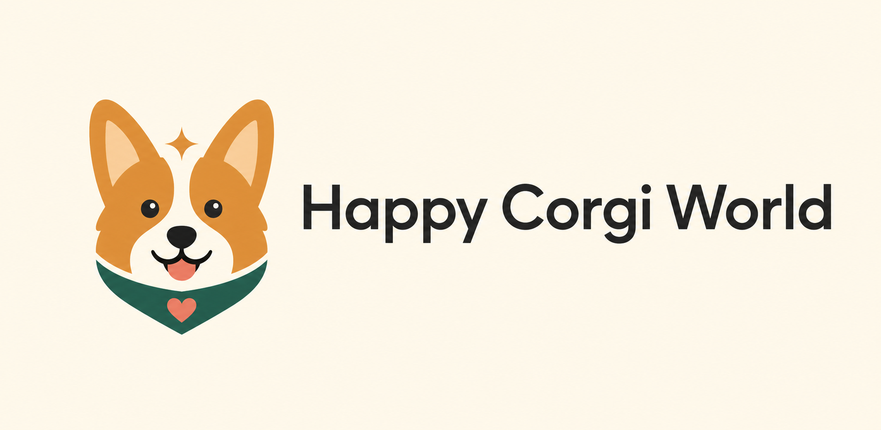 Happy Corgi World logo